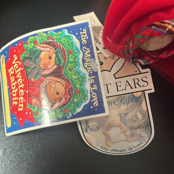 Victorian Velveteen Stuffed Rabbits ( Boy ) Tuxedo Top Hat (Girl) Dress 12 " NWT - Picture 10 of 12